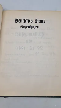 Gæstebogen fra Deutsches Haus, lavet i 500 eks.