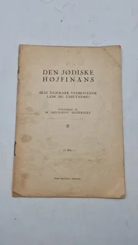 Original anti jødisk propaganda, ww2
