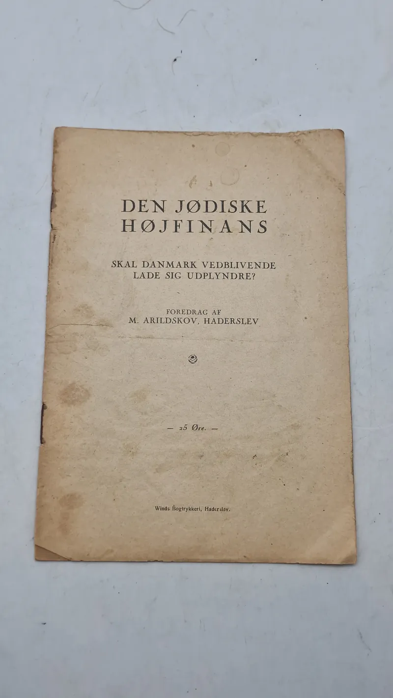 Original anti jødisk propaganda, ww2