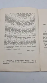 Original dansk anti jødisk propaganda, ww2