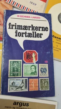 Samling frimærke og mønt hæfter