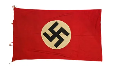 Originalt Stort tysk flag, ww2 frestillet i Italien