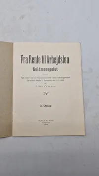 Originalt D.N.S.A.P hæfte