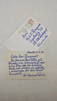 Originalt brev fra Rigsbefuldmægtige Werner Best