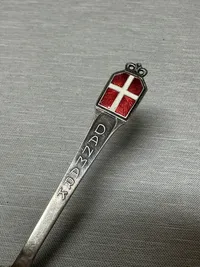 Original Dansk ske af Sterlingsølv