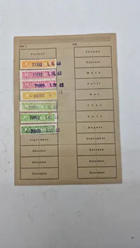 Originalt Lot fra Dansk Tysklandsarbejder WW2
