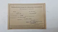Originalt Lot fra Dansk Tysklandsarbejder WW2