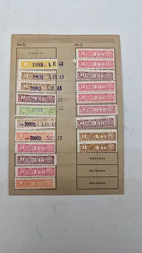 Originalt Lot fra Dansk Tysklandsarbejder WW2