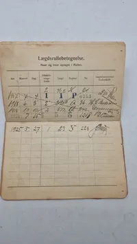 Original dansk soldaterbog, 1912