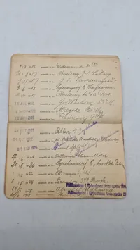 Original dansk soldaterbog, 1912