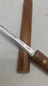 Veludført papirkniv katana form