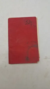 Original dansk soldaterbog og hundetegn fra 1937