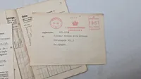 Original dansk soldaterbog og hundetegn fra 1937
