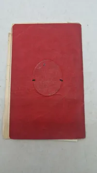 Original dansk soldaterbog og hundetegn fra 1937