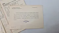 Original dansk soldaterbog og hundetegn fra 1937