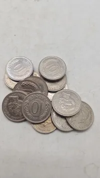 Samling danske ti kroner