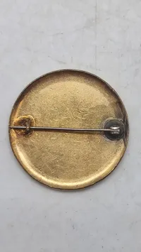 Original pin med det svenske og Finske rigsvåben fra Soldater foreningen Vinterkrigen