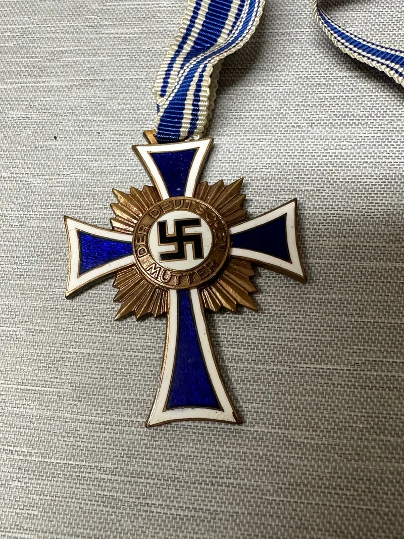 Originalt Tysk Moderkors 3 klasse WW2
