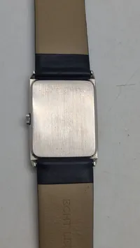 Originalt Omega Genève Tank manuelt optræk ur med sort urskive, holder tiden perfekt
