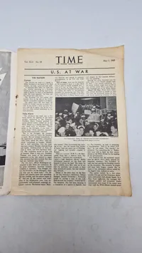 Originalt eks af “Time” fra ww2