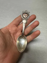 Original Dansk FDM ske af sølv fra 1931