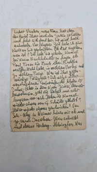 Originalt brev sendt til Ejnar Vaaben (Lederen af det første danske nazistiske parti)