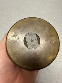 Originalt Tysk WW2 skyttegravskunst 88mm og 20 mm
