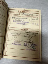 Originalt Tysk WW2 Wehrpass