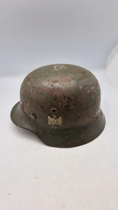 Original M/35 hjelm med decal