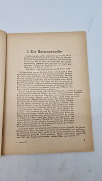 Originalt SS hæfte: “Rassenpolitik“