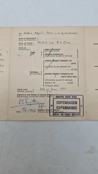 Originalt lot på soldat fra det danske forsvar