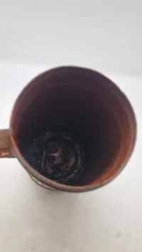Original gasmaske beholder fra ww2. Anvendt efter krigen