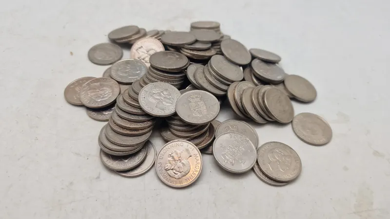 Samling danske 1 kroner