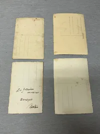 Originale Tyske WW2 portrætfotos i A5 størrelse ( Postkort størrelse )