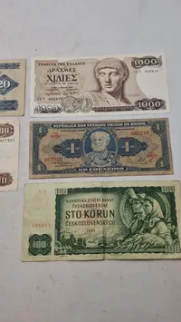 Samling pengesedler