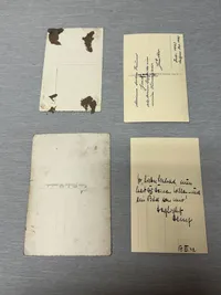 Originale Tyske WW2 portrætfotos i A5 størrelse ( Postkort størrelse )