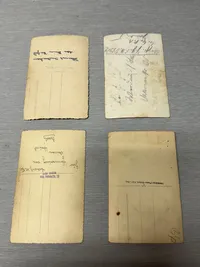 Originale Tyske WW2 portrætfotos i A5 størrelse ( Postkort størrelse )