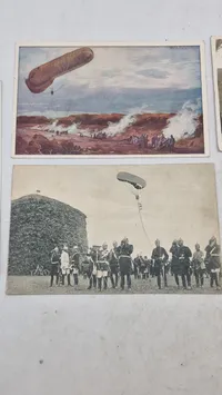 Originalt lot med Tyske luftballoner WW1