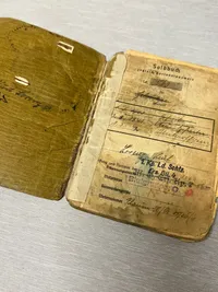 Original Tysk Soldbuch, godt udfyldt