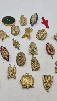 Samling regimentsmærker