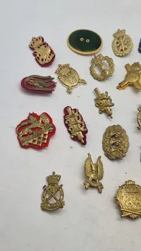 Samling regimentsmærker