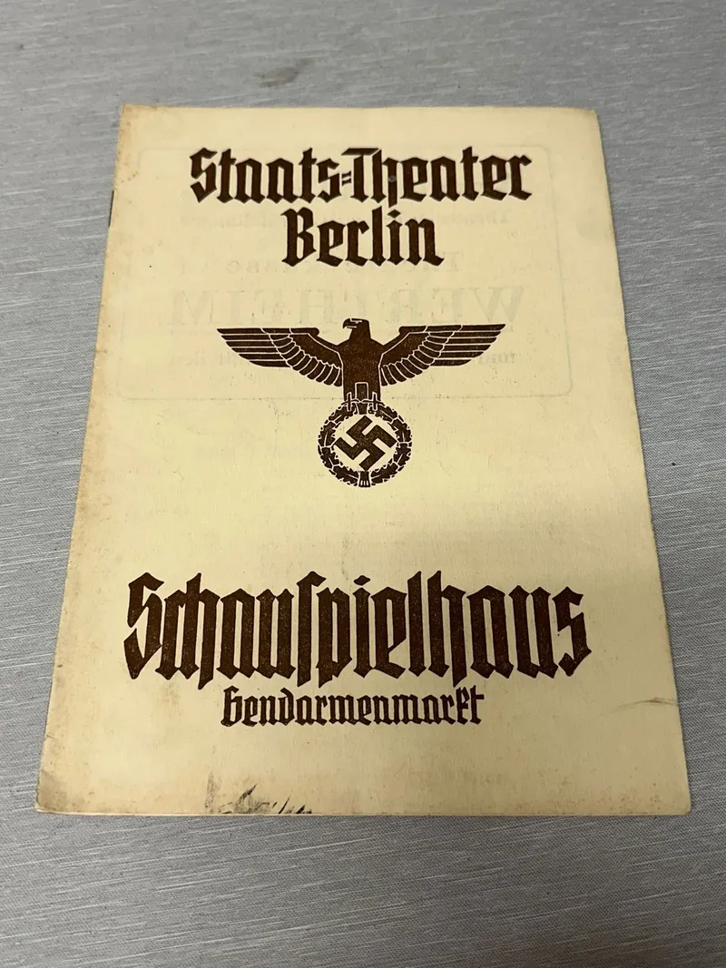 Originalt Tysk WW2 hæfte