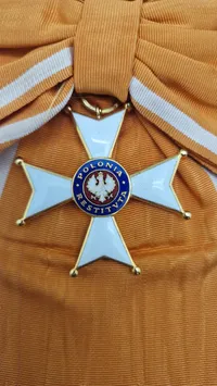 Original polsk Officerens Kors af Ordenen Polonia Restituta