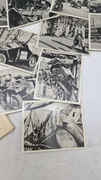 Samling originale fotos med etui fra besættelsen af Danmark