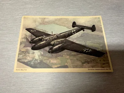 Originalt Tysk WW2 postkort  luftwaffe
