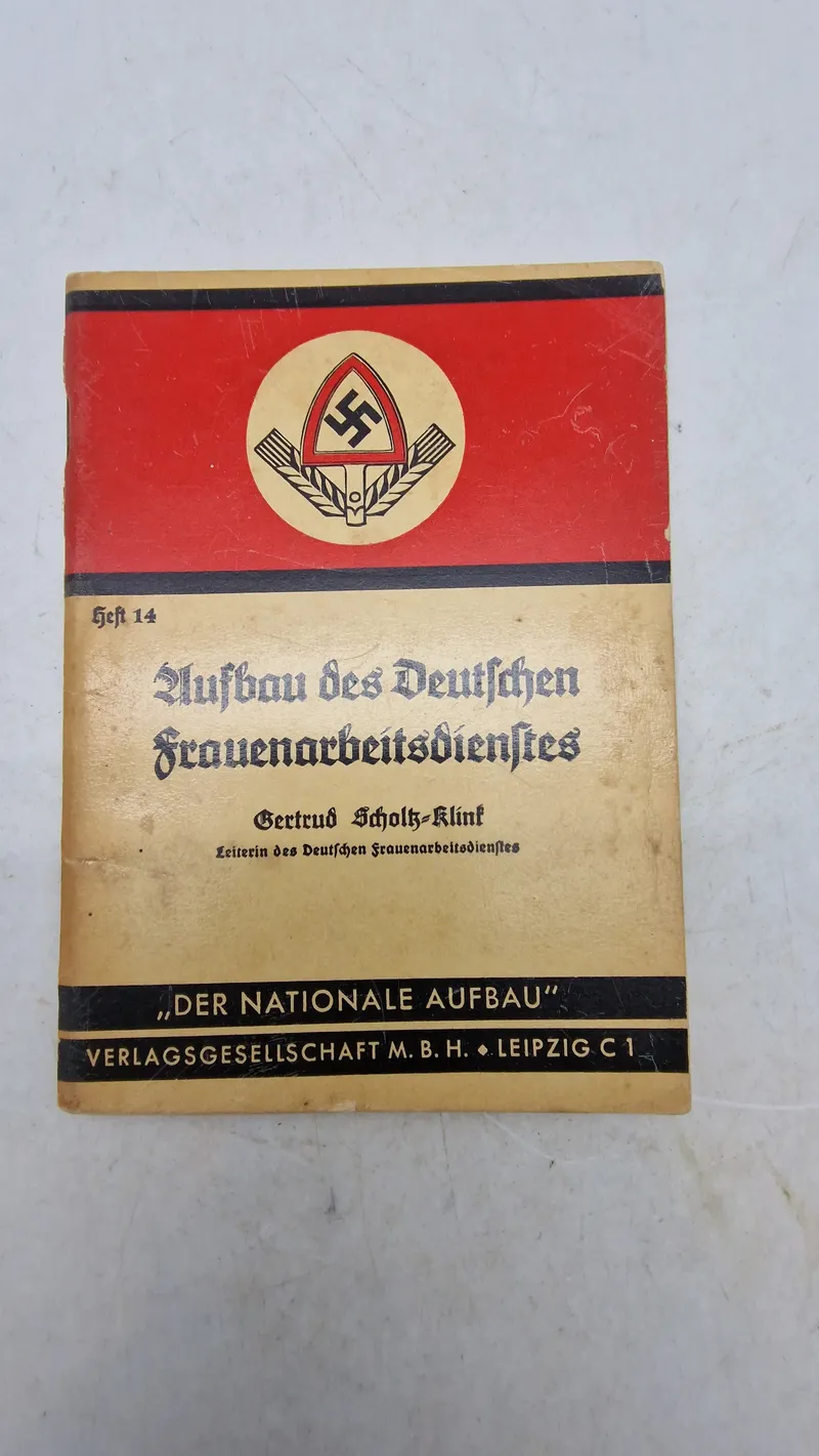Original RAD bog, Aufbau des Deutschen
Frauenarbeitsdienstes