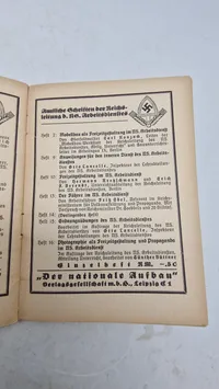 Original RAD bog, Aufbau des Deutschen
Frauenarbeitsdienstes