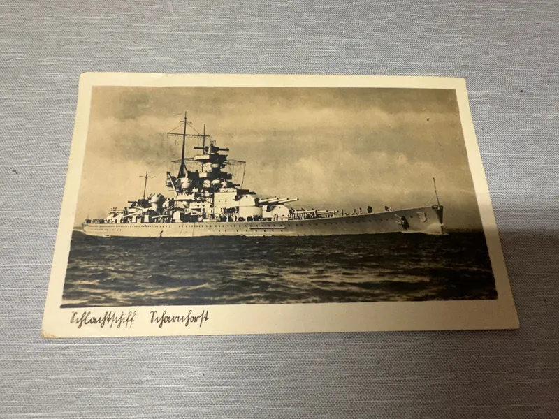 Originalt Tysk WW2 postkort  Kriegsmarine