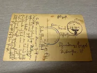 Originalt Tysk WW2 postkort  Kriegsmarine