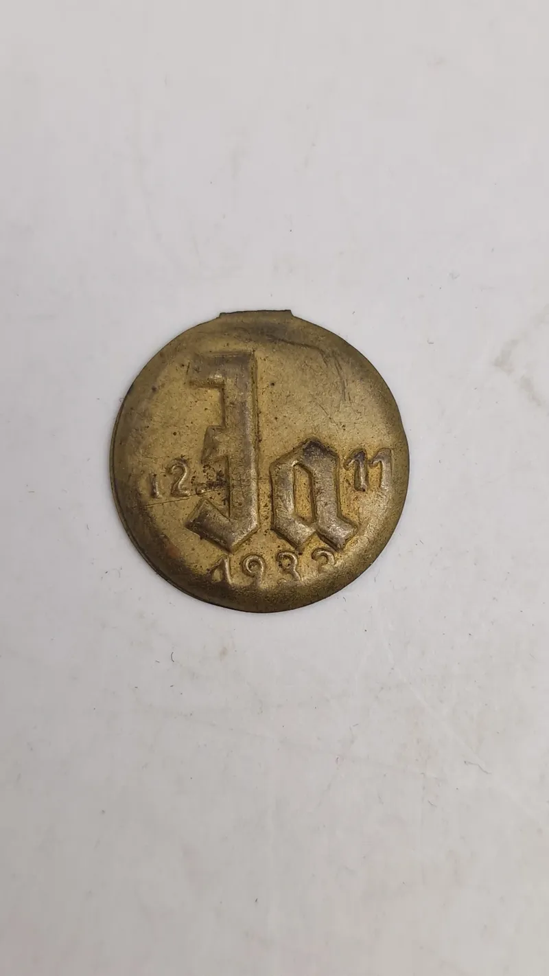 Original pin fra valget af Adolf Hitler i 1933